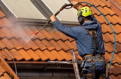 Démoussage et hydrofuge de toiture à Dournon